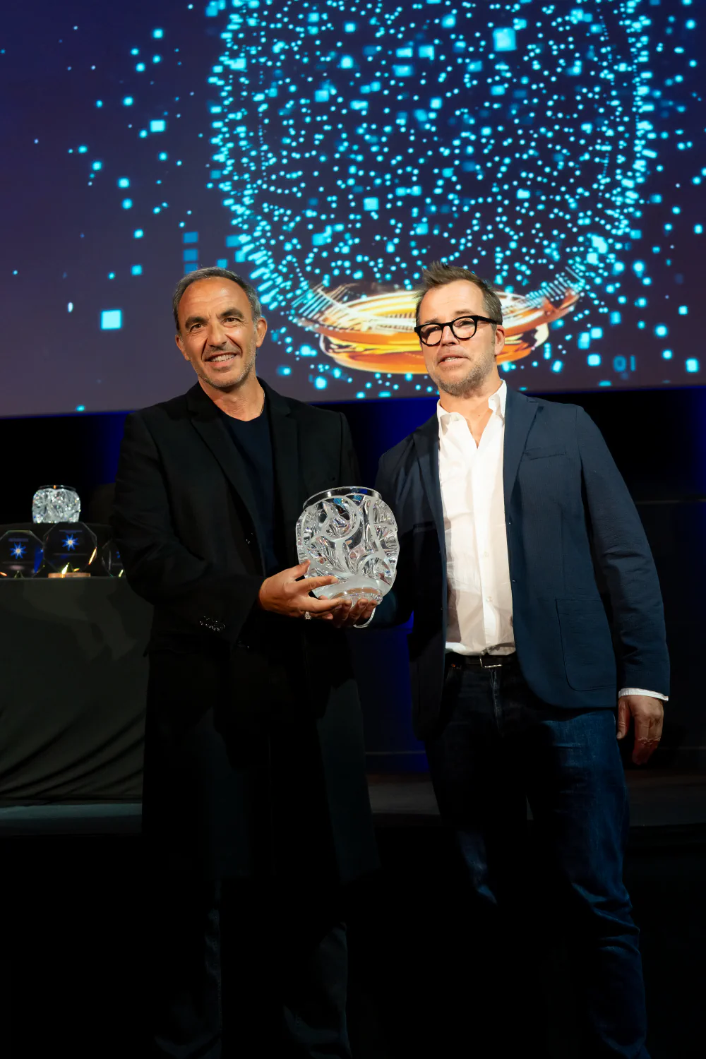Nikos Aliagas et Tristan Carné
