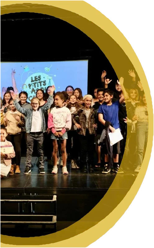 Les participants sur scène